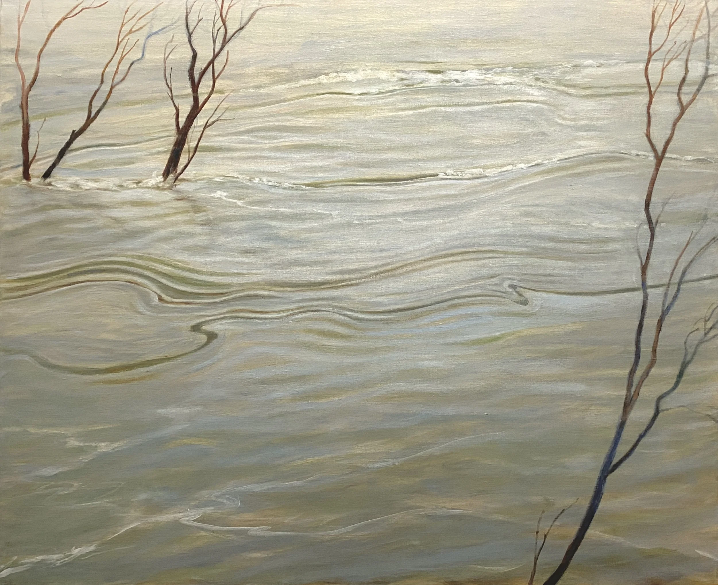 Uden titel
Akryl på lærred, 90 x 110 cm, 2025