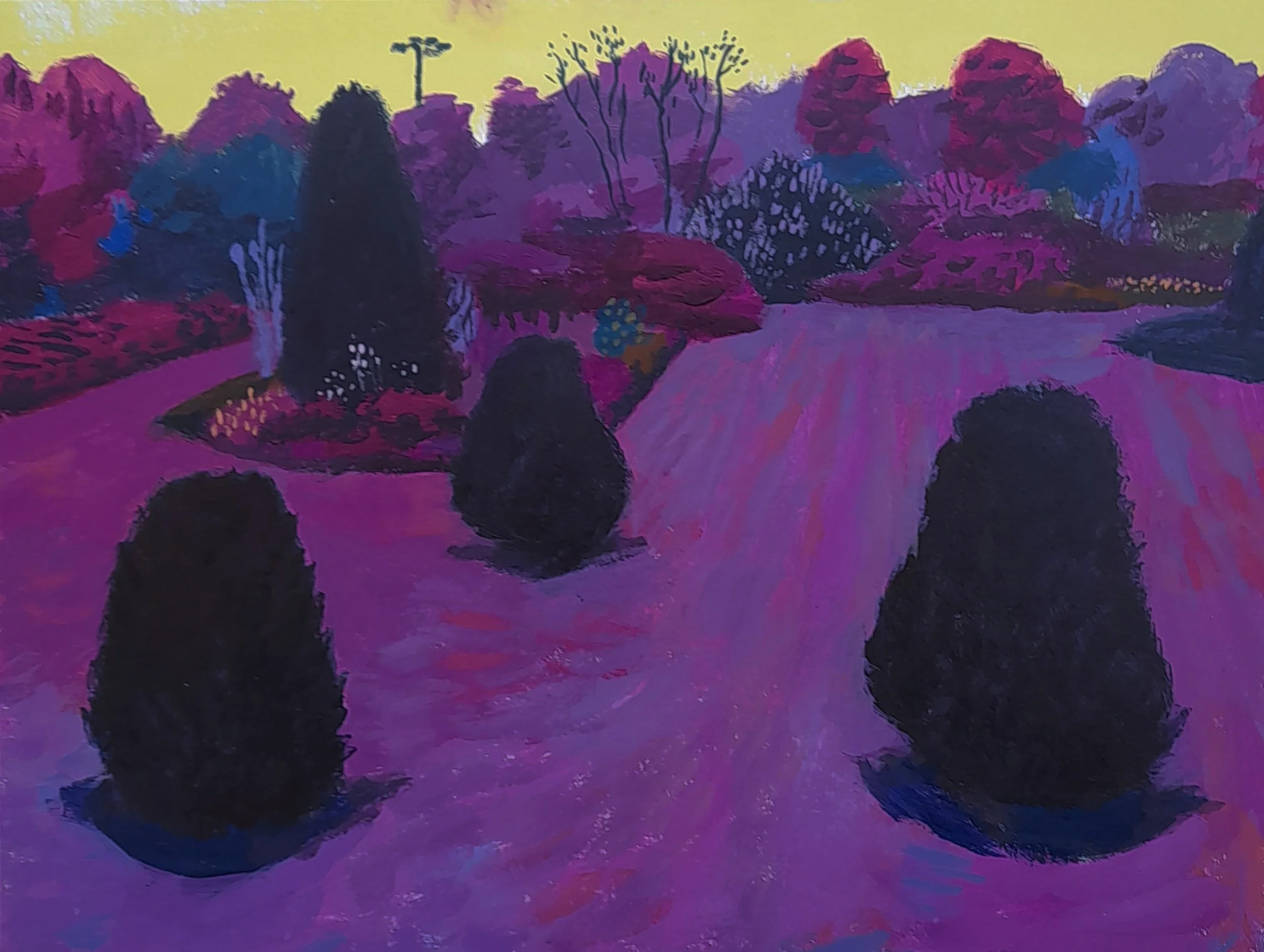 CS 262
Akryl på papir, 30 x 40 cm, 2025