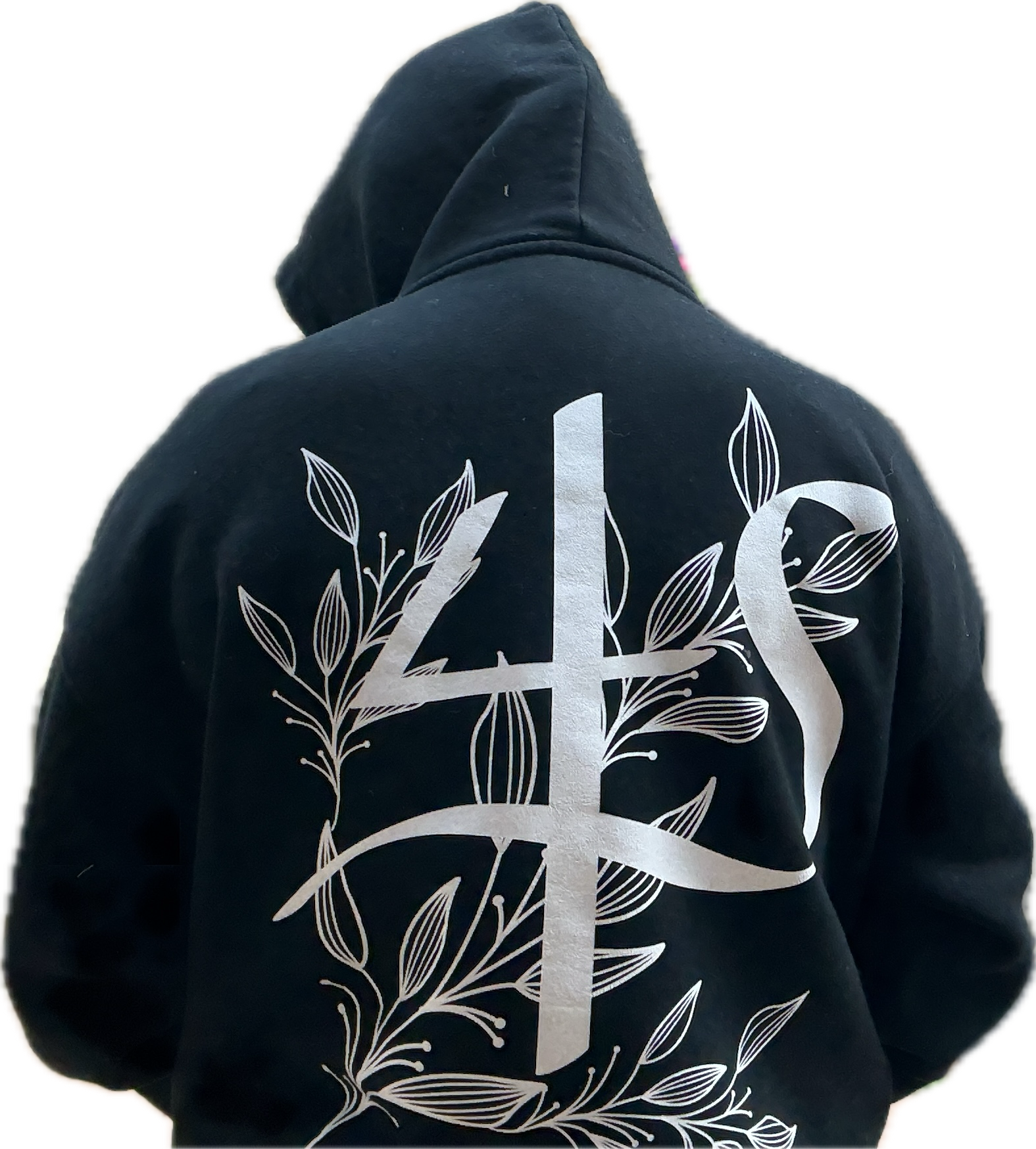 Original White Logo Hoodie