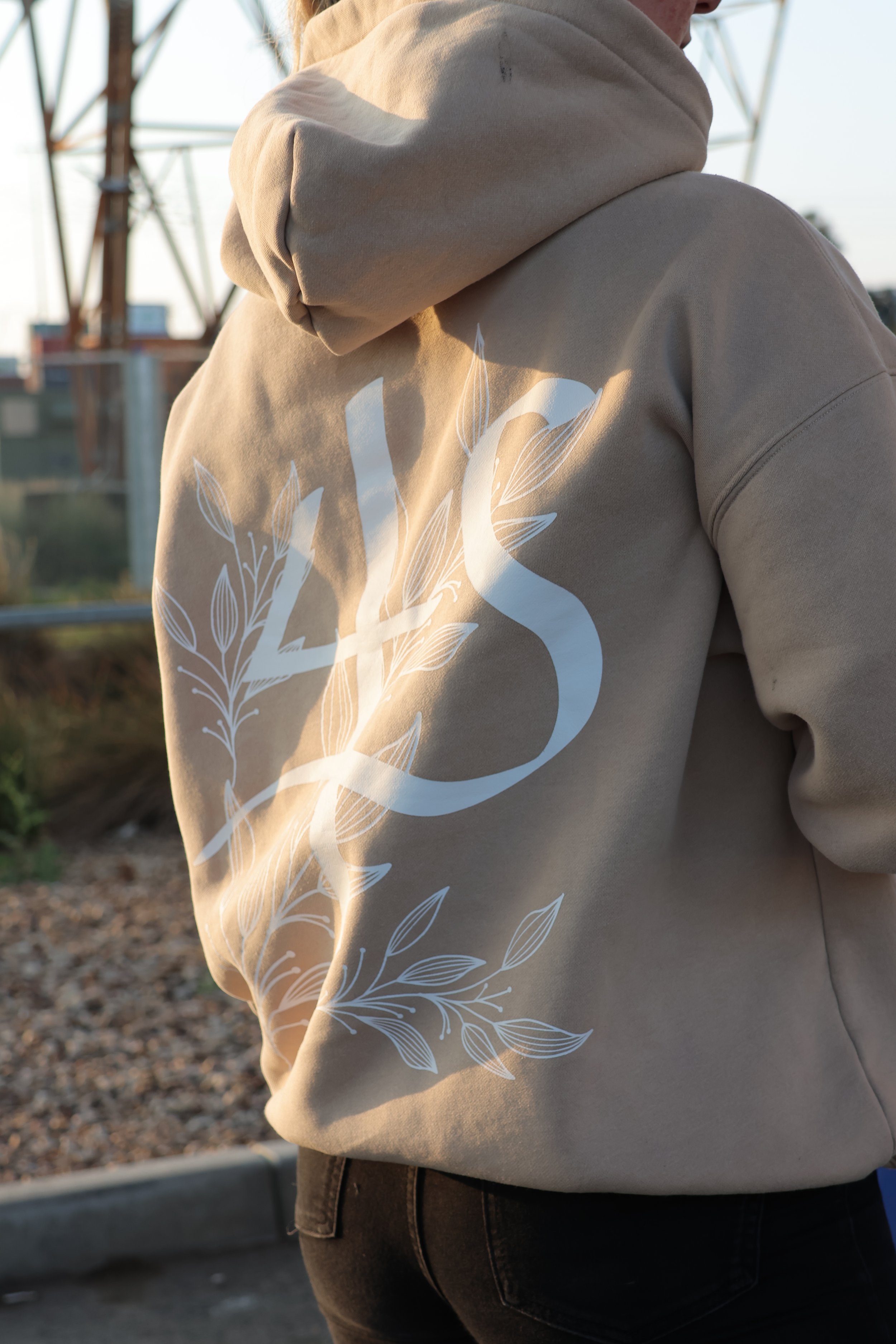 Original White Logo Hoodie