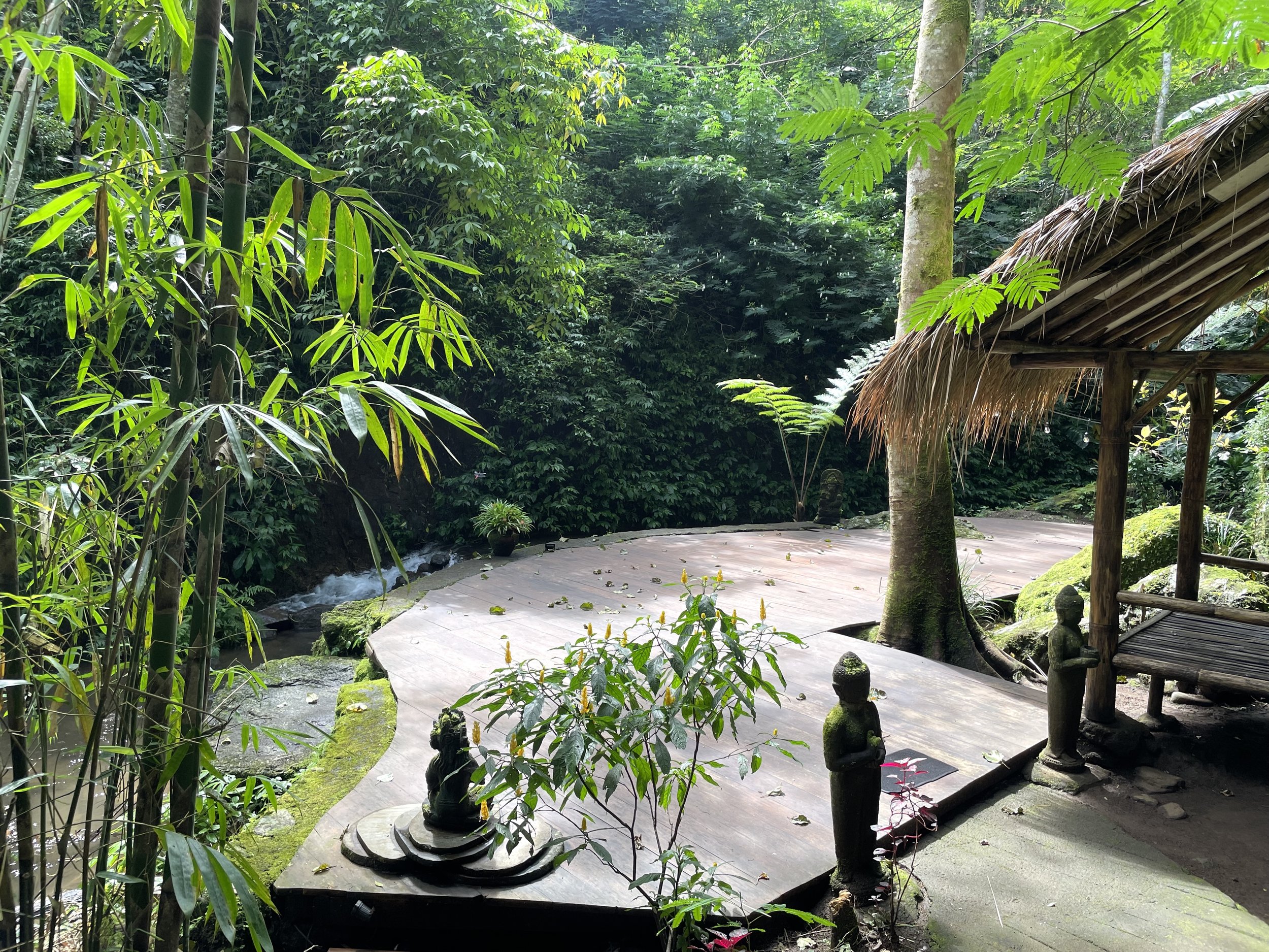 River walk with yoga shala