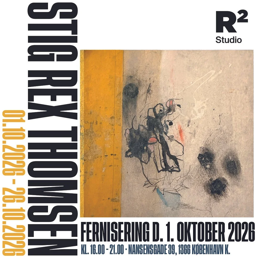 Invitation to solo exhibition with Stig Rex Thomsen