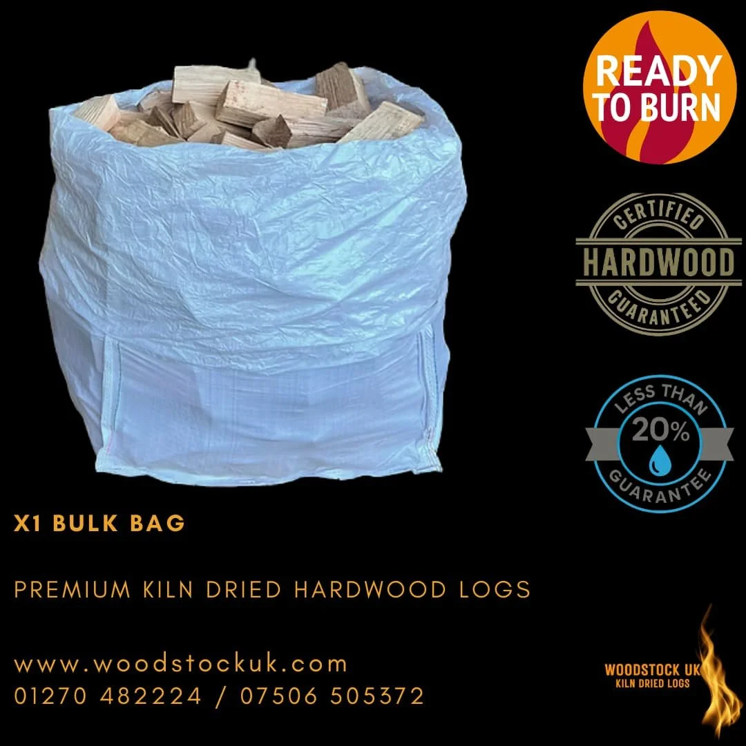 Bulk bag of kiln dried logs delivered in Tarporley