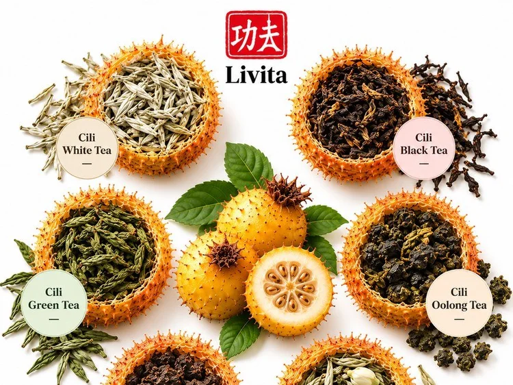 Livita 刺梨茶六款 / Livita cili teas, six versions
