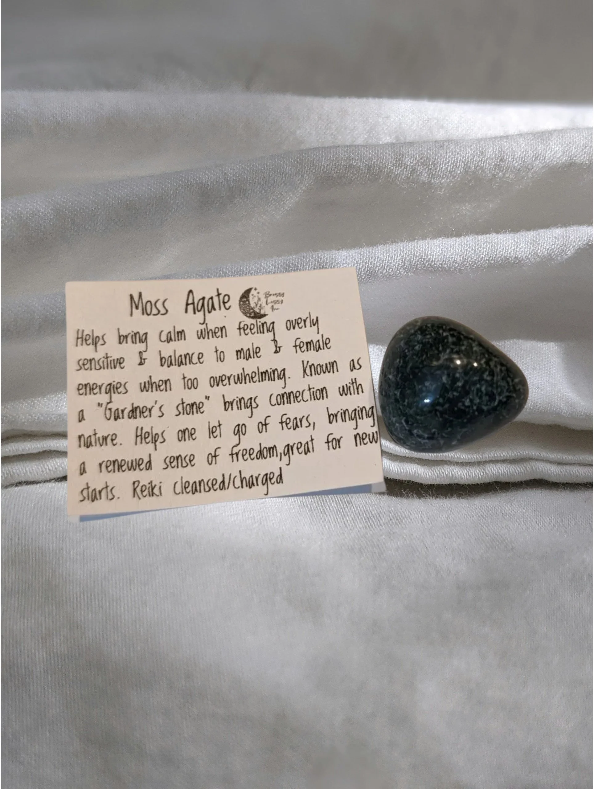 Moss Agate • Growth • Balance • Renewal