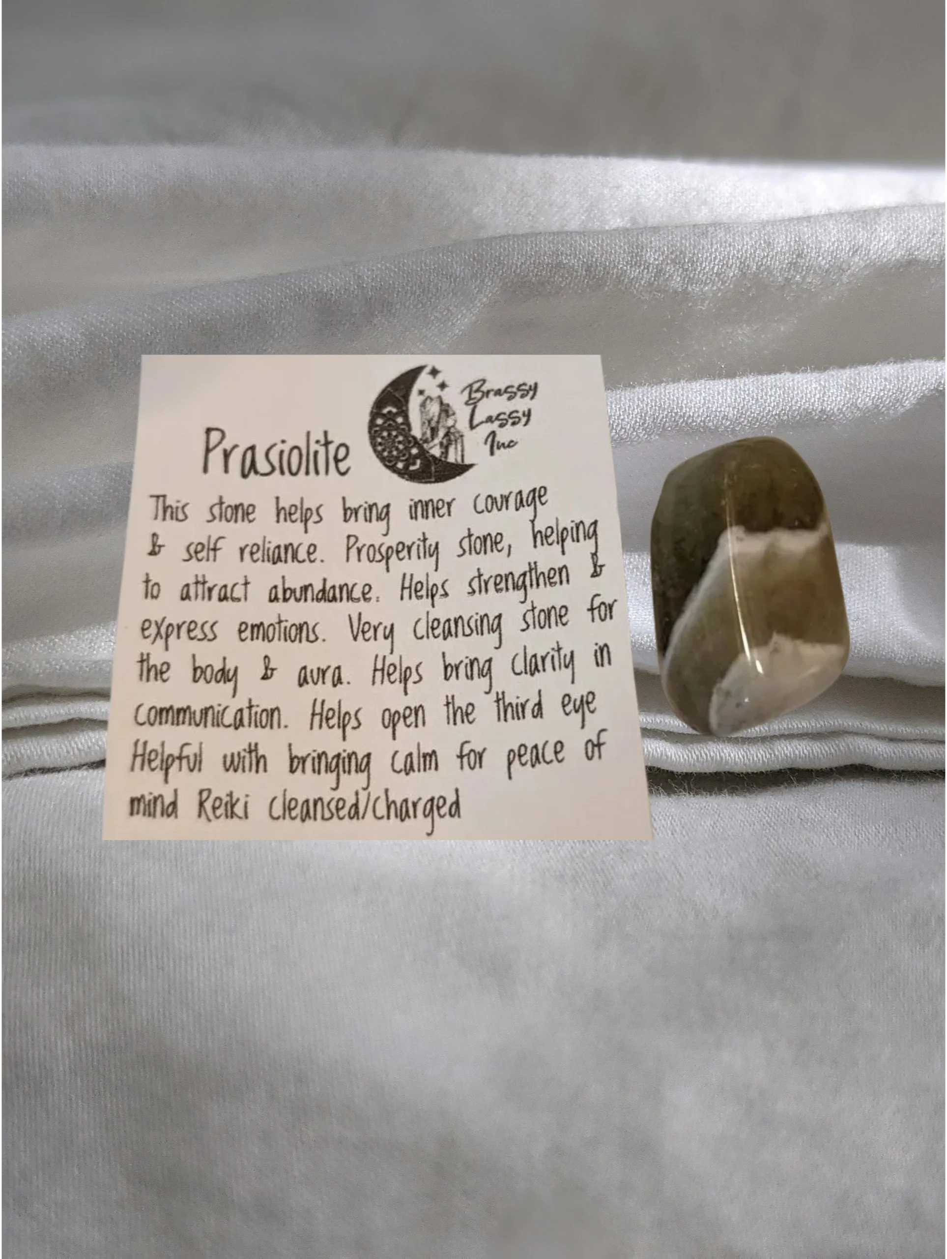 Prasiolite (Green Amethyst) – Heart-Centered Clarity & Focus