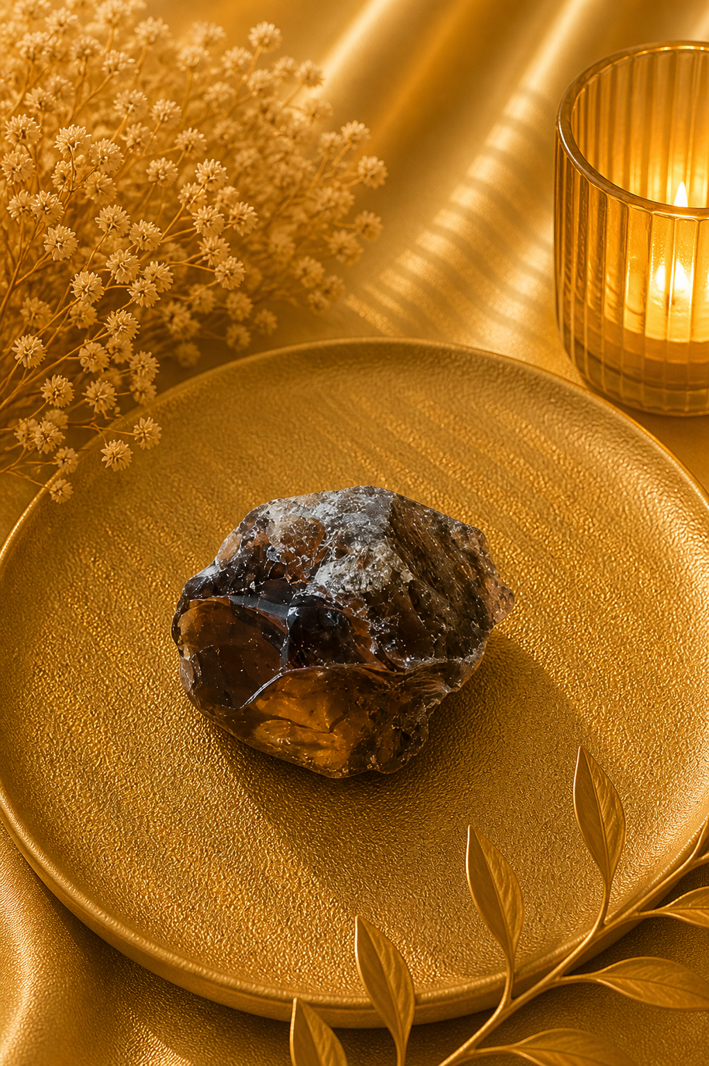 Raw Smoky Quartz Chunk (1½") Protection • Grounding • Emotional Release