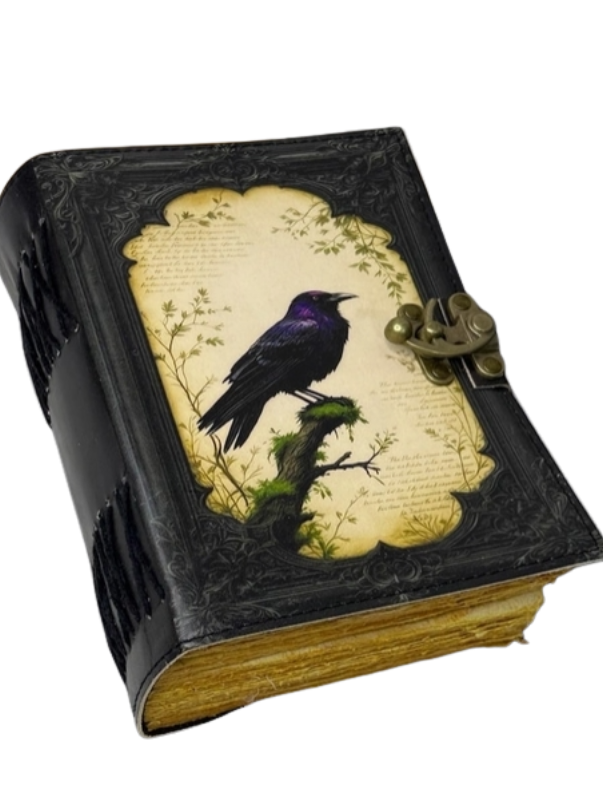 Mystic Crow Leather Journal – Vintage Design | 200 Pages