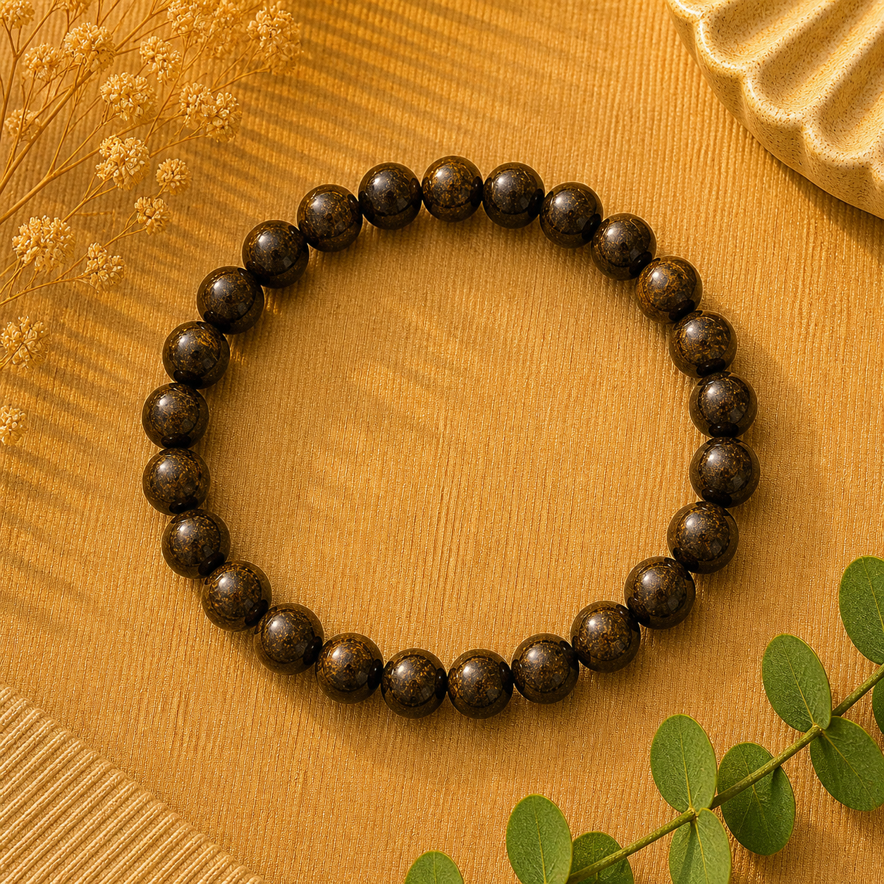 Bronzite Stretch Bracelet – Confidence, Protection & Inner Strength