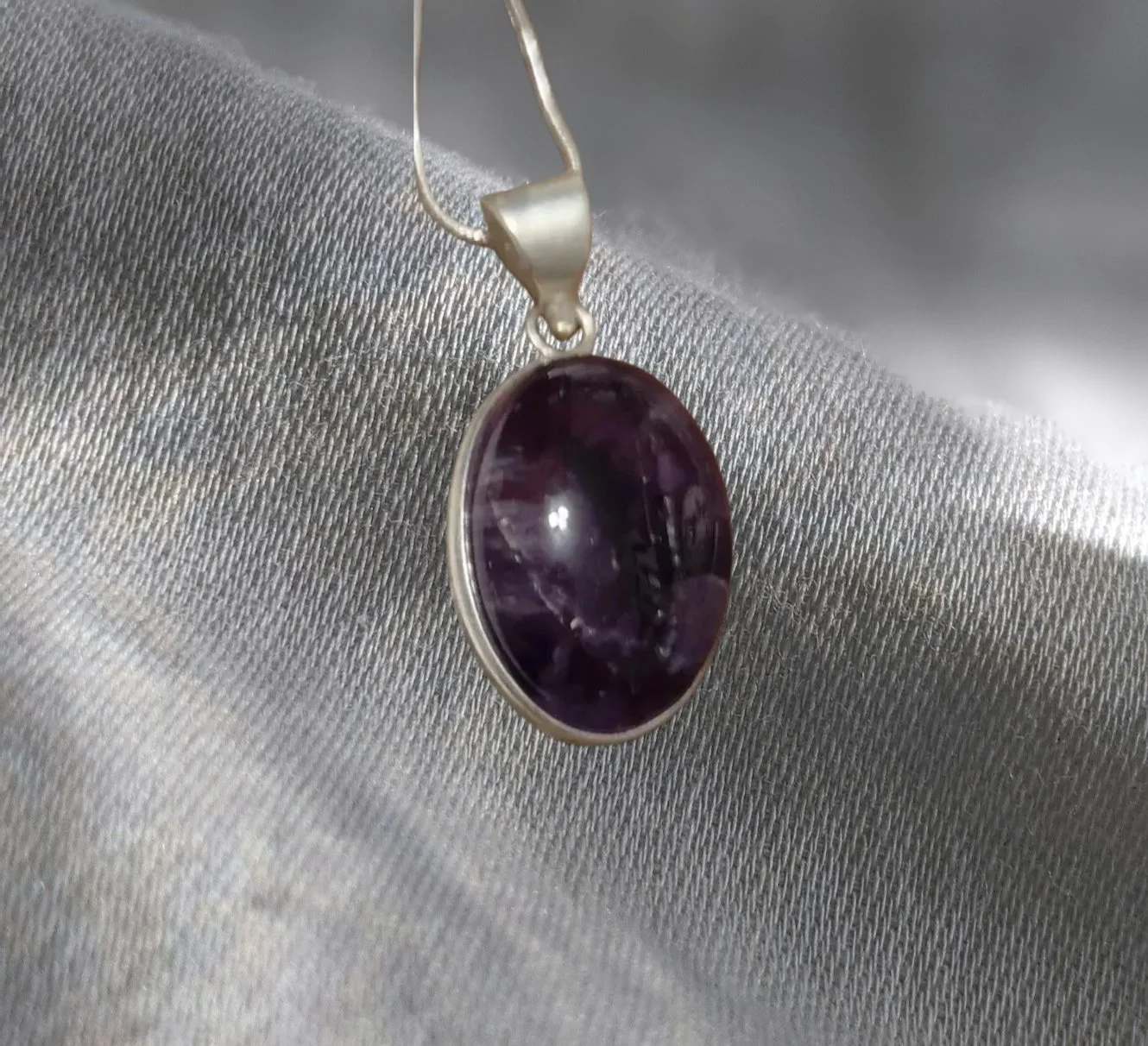 💜✨ Amethyst Oval Pendant ✨💜 Intuition • Serenity • Spiritual Awakening