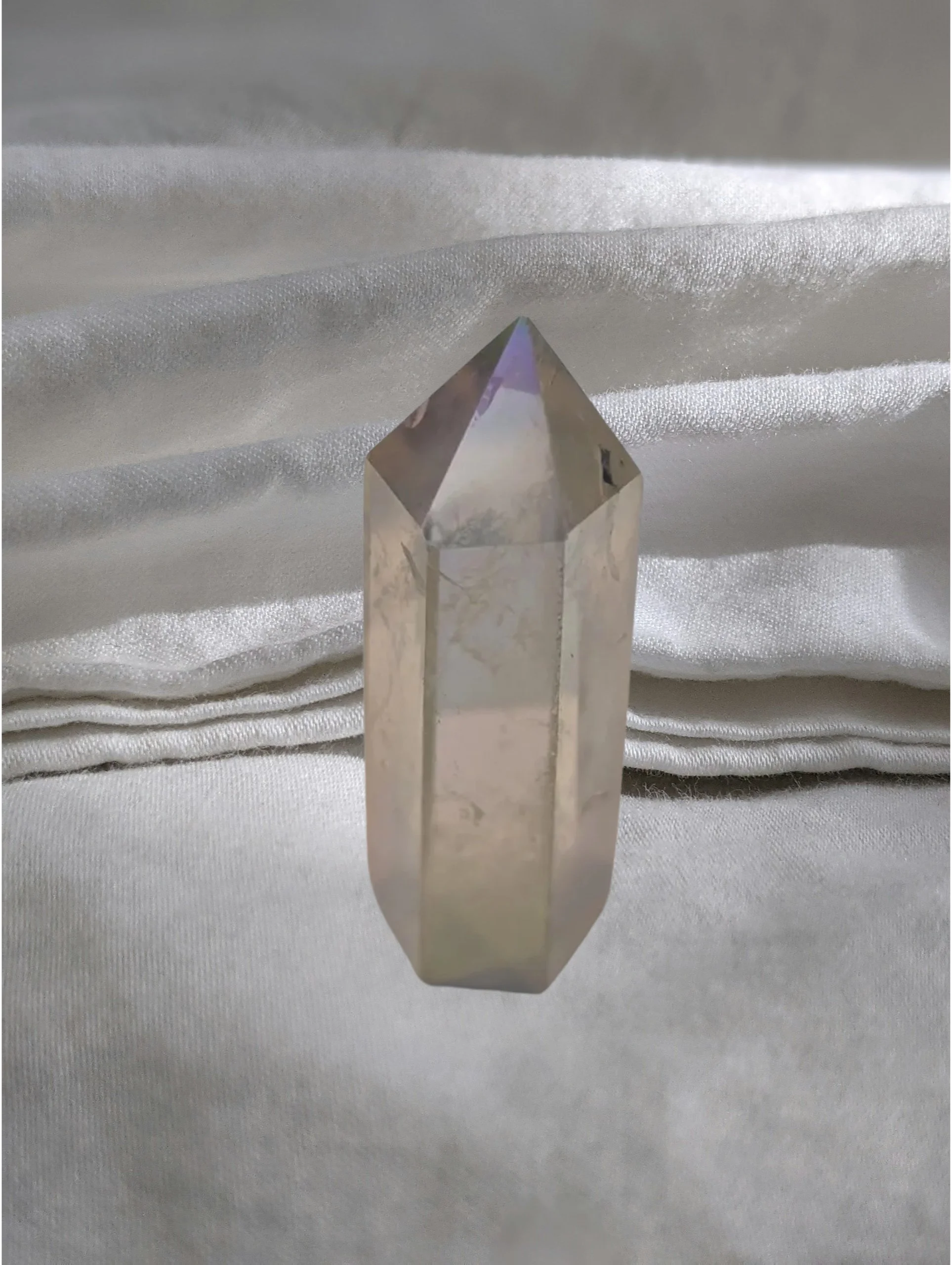 Rainbow Aura Quartz Point– Light, Balance & Elevated Vibes