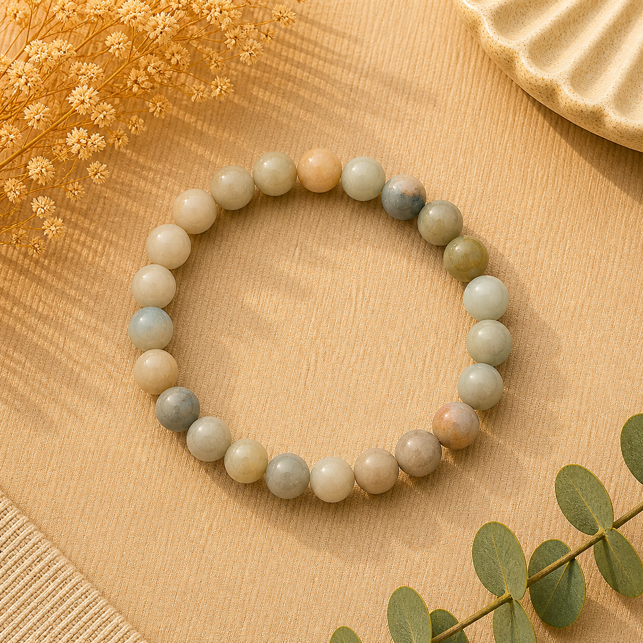Amazonite Stretch Bracelet – Calm, Clarity & Heartfelt Expression