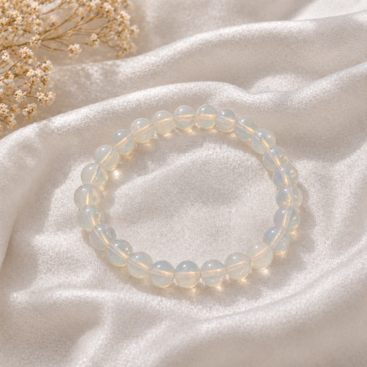 Opalite Stretch Bracelet – Confidence, Balance & Spiritual Flow