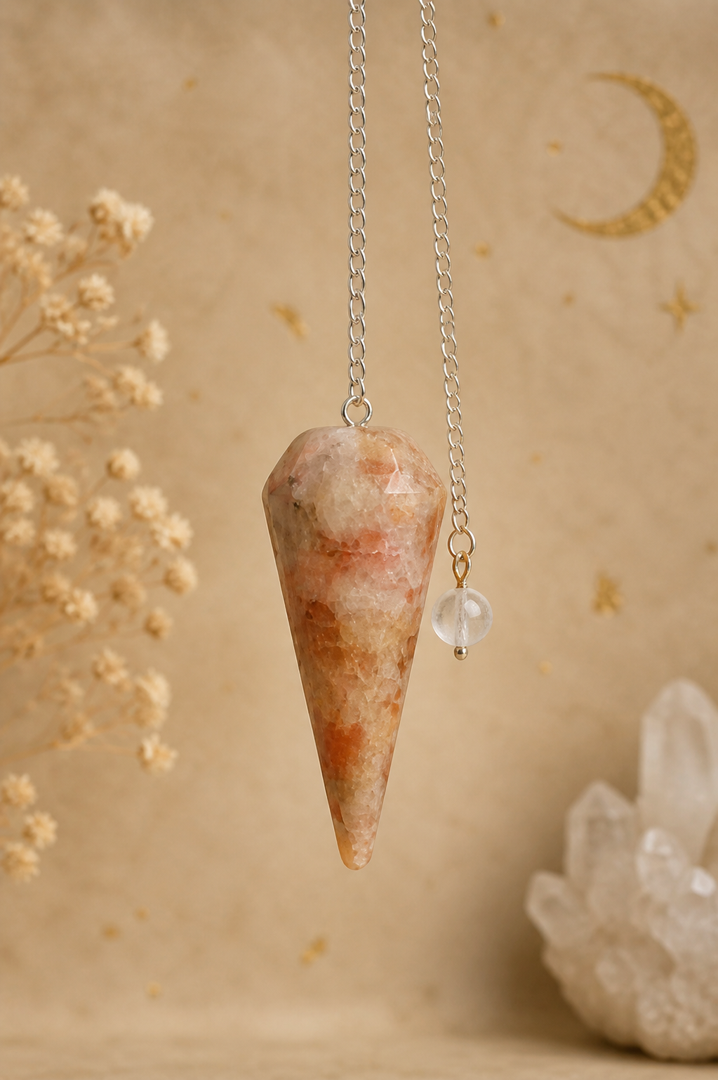 Sunstone Pendulum 🌞 Divination for Joy & Courage