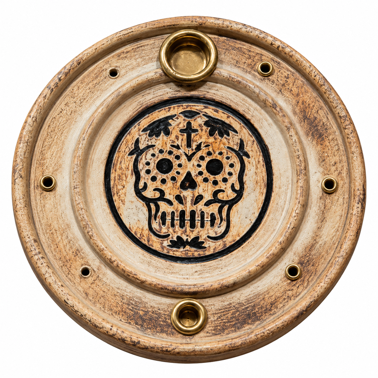 Day of the Dead Incense & Cone Burner