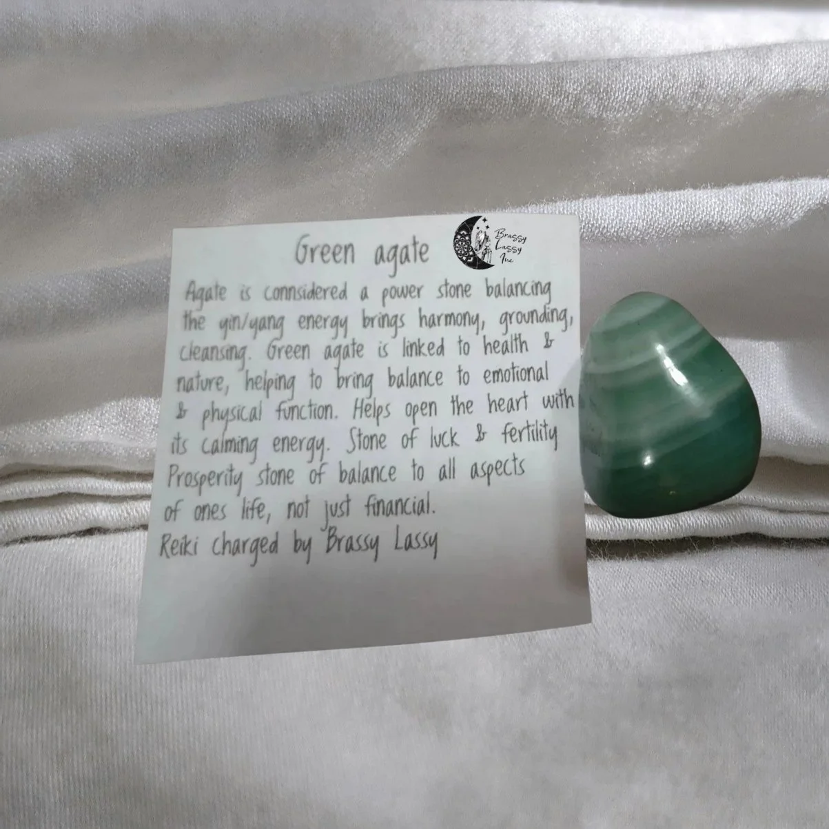 Green Agate -Renewal • Balance • Calm