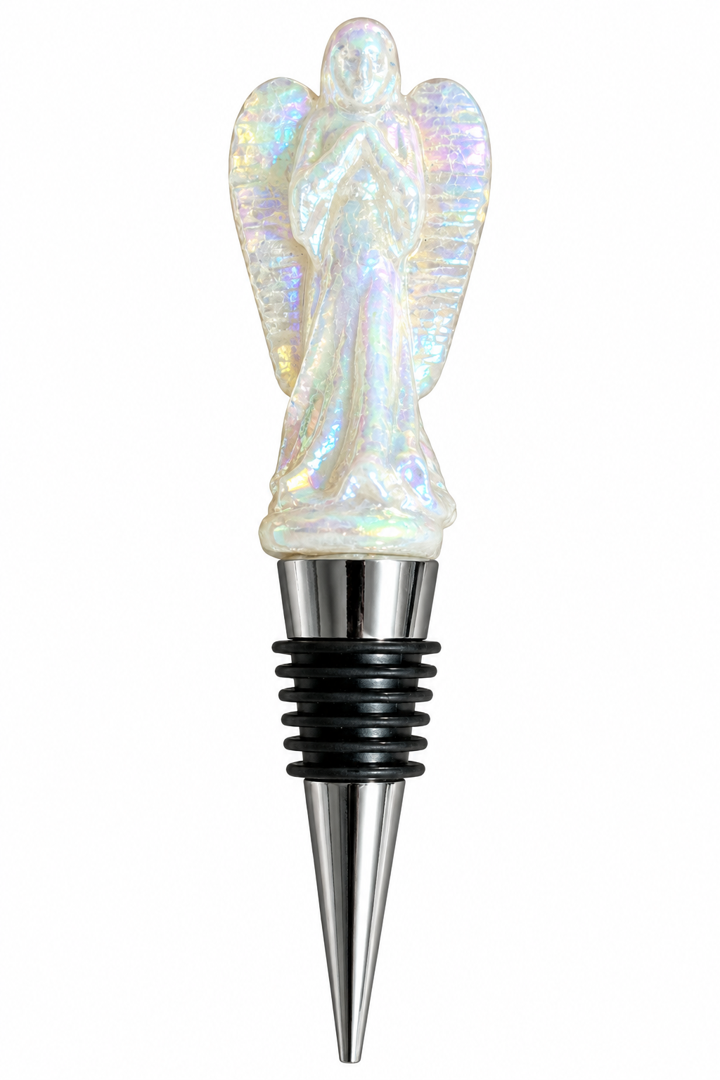 Angel Aura Quartz Angel Wine Bottle Stopper