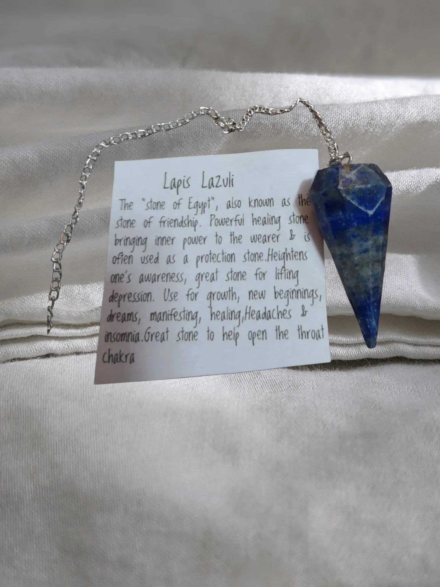 Lapis Lazuli Pendulum 🔵 Truth • Vision • Clarity