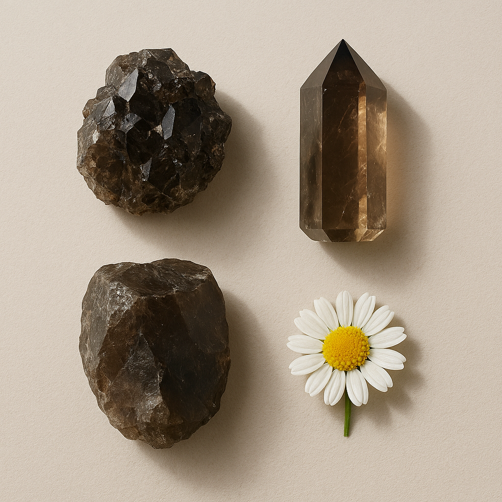 Smoky Quartz
Grounding • Protection • Stability – Pendants, towers, carvings & crystals