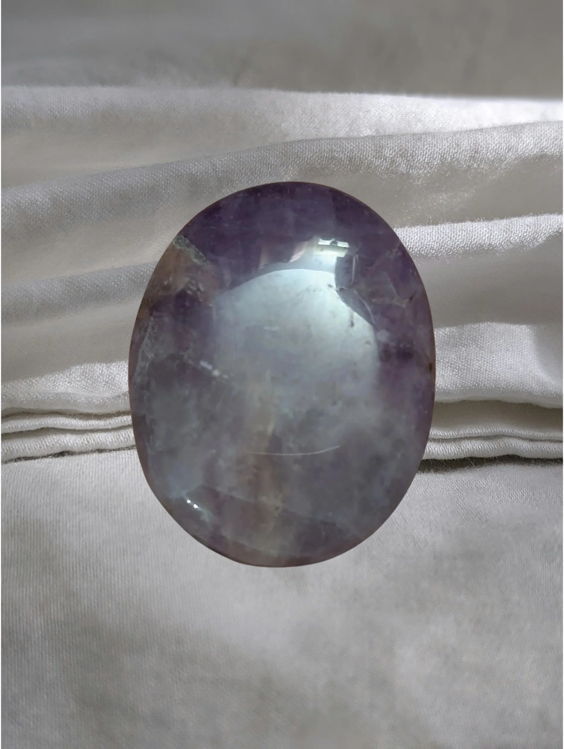 🪨💜✨ Amethyst Worry Stone ✨💜🪨  💜🌙 Calm • Stress Relief • Intuition • Peace • Emotional Balance 🔮✨