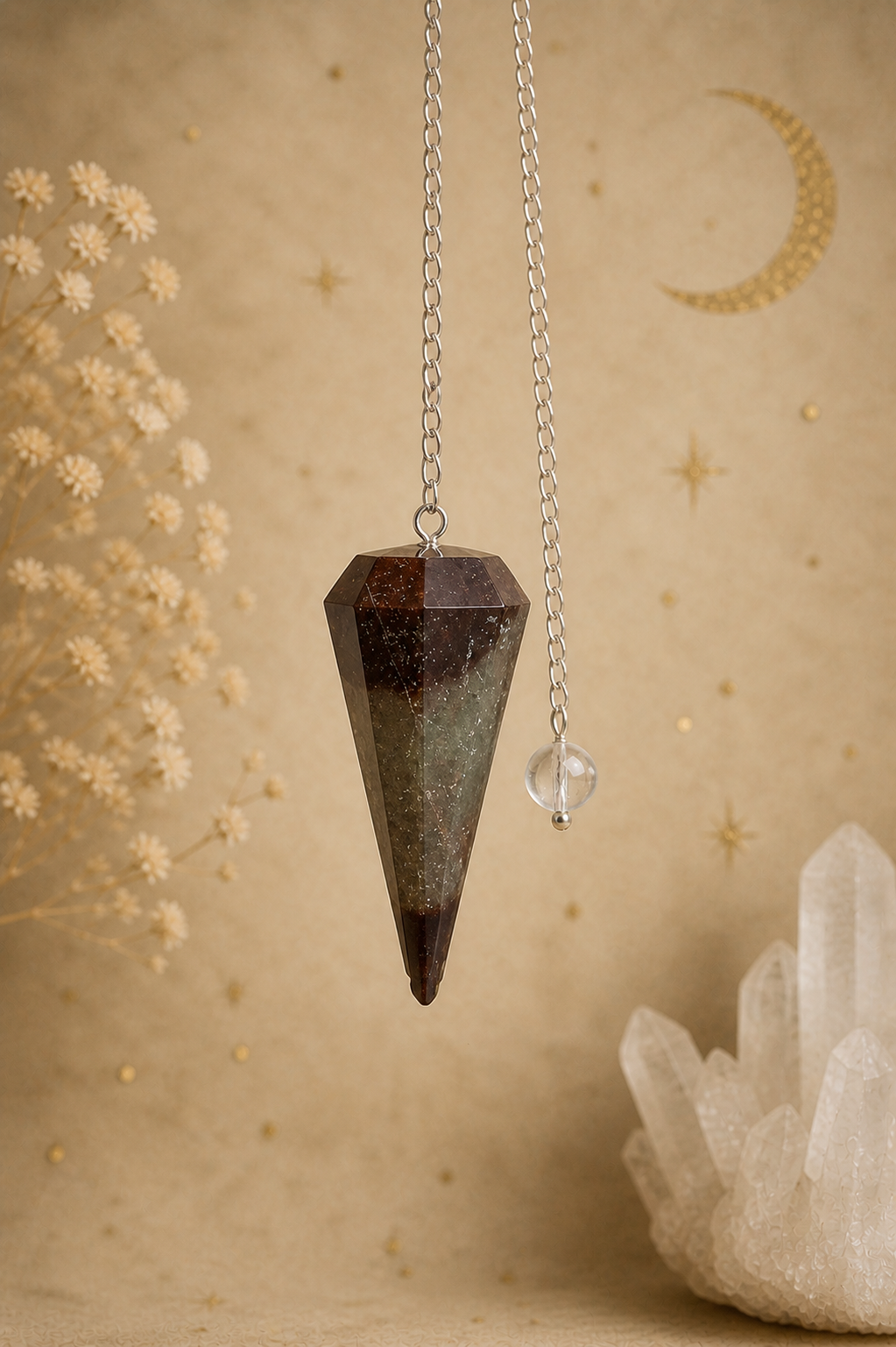 ✨ Shiva Lingam Pendulum – Beacon of Divine Balance