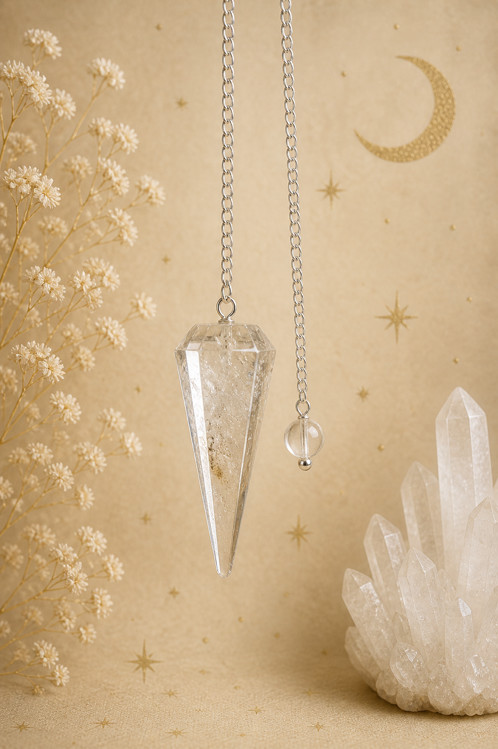 Clear Quartz Pendulum – Amplification & Clarity