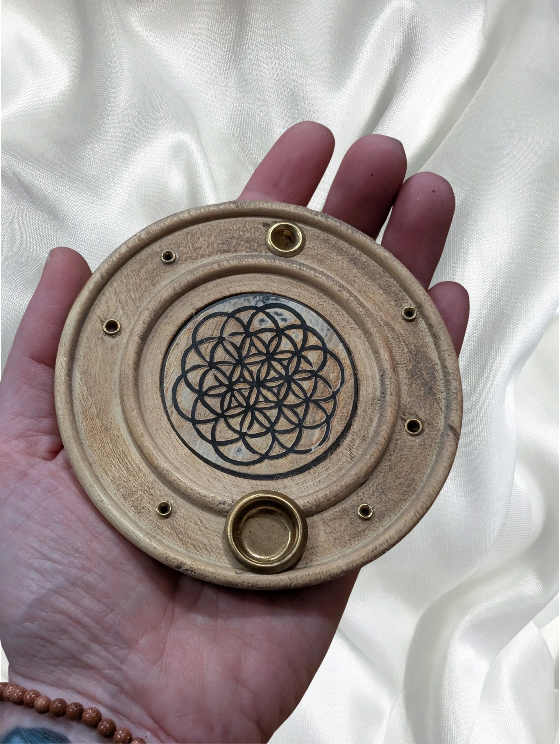 Flower of Life Incense & Cone Burner