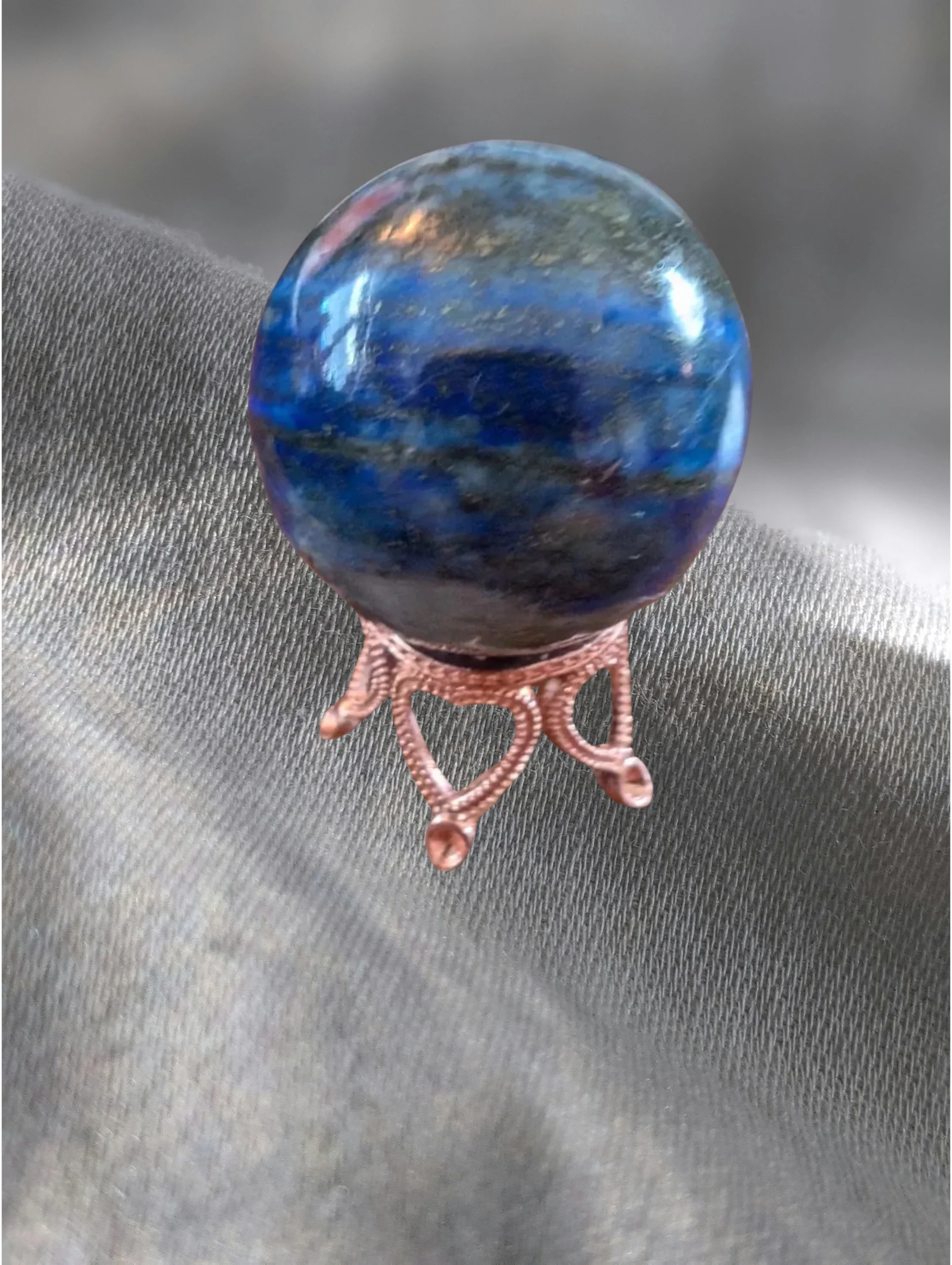 Lapis Sphere 20mm -communication, truth, insight ✨🔵