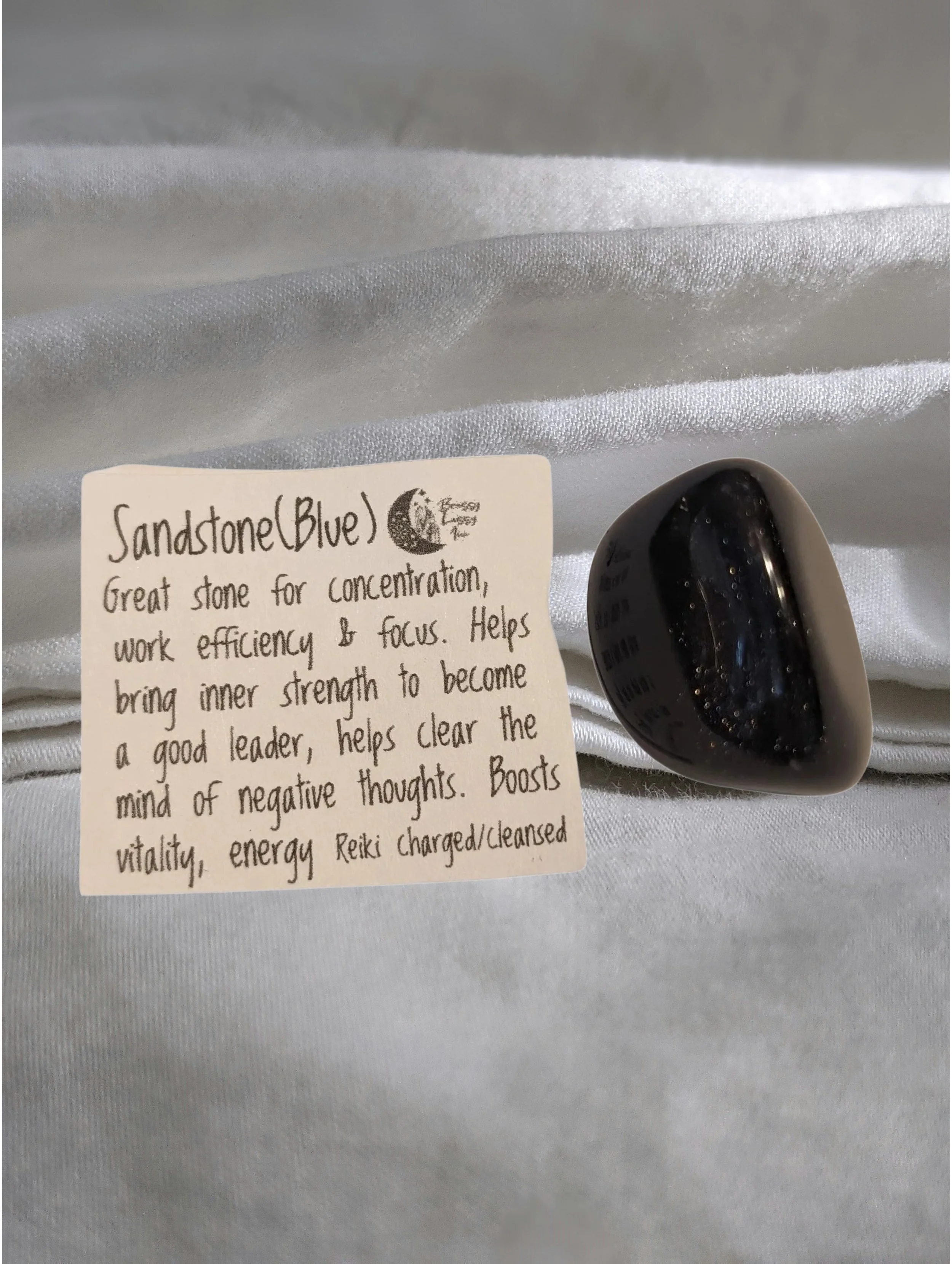 Blue Sandstone. Serenity • Emotional Healing • Transformation