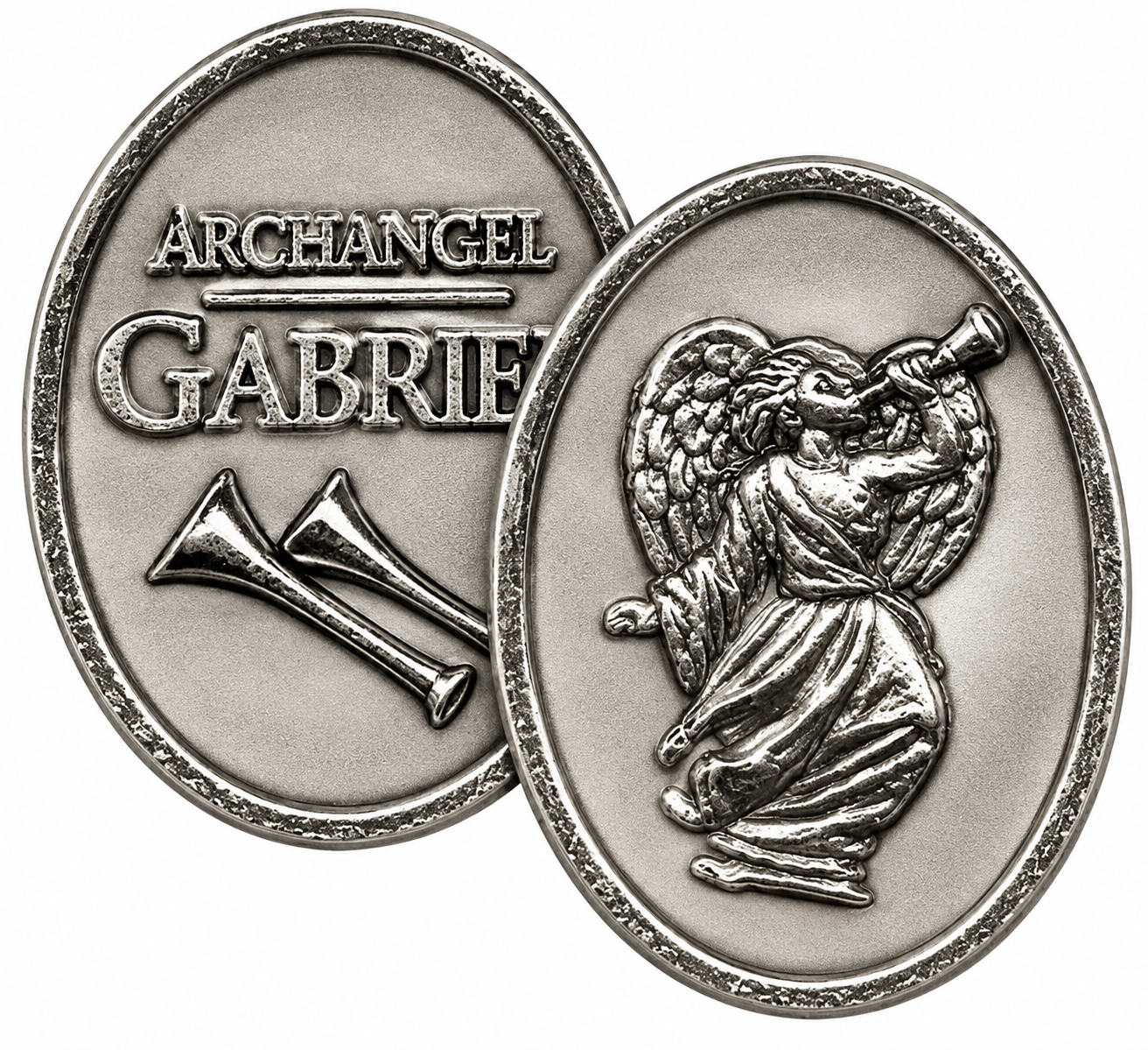 Archangel Gabriel Pewter Pocket Token | Guidance & Communication