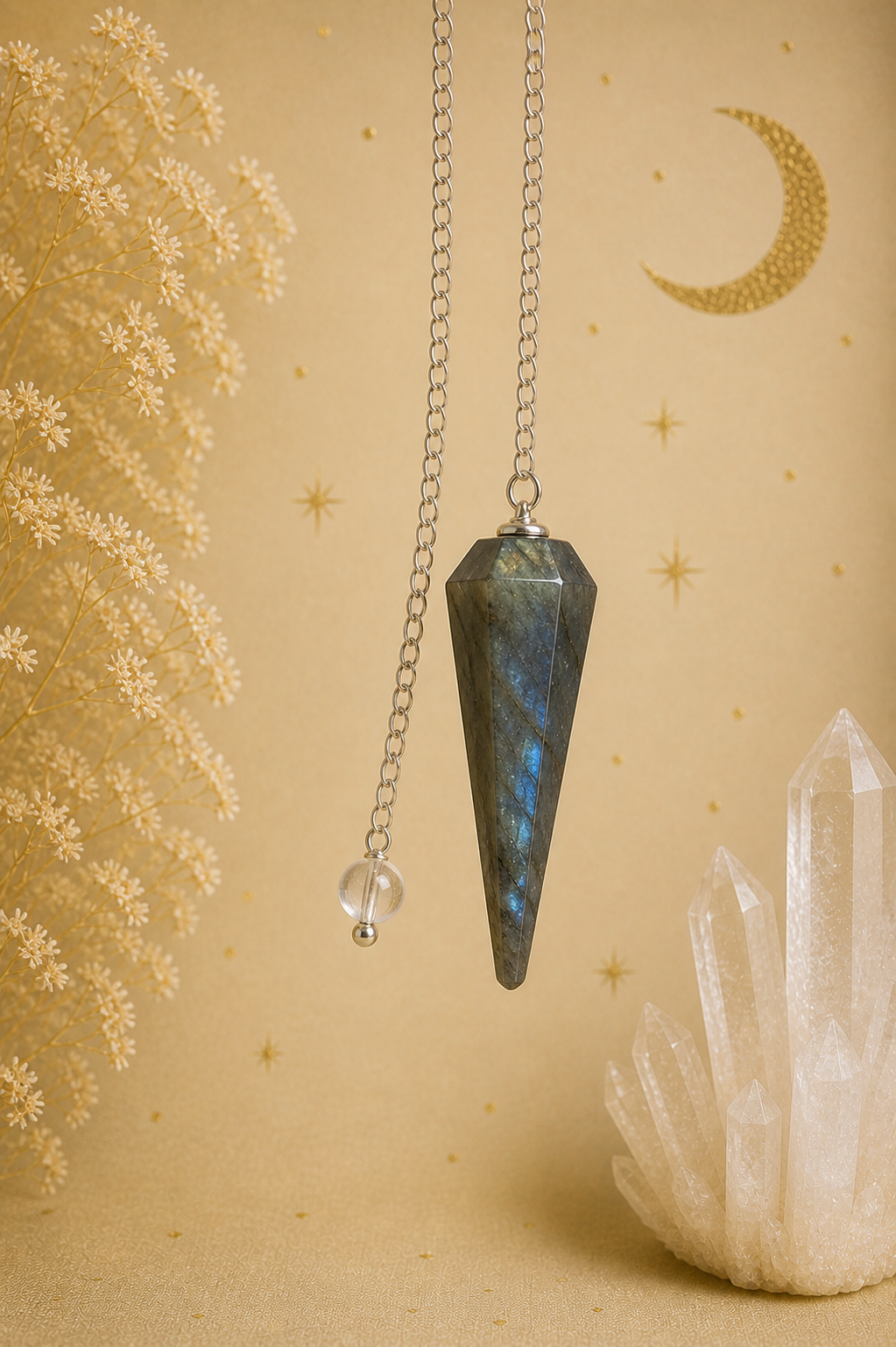 Labradorite Pendulum – Intuition • Transformation • Clarity