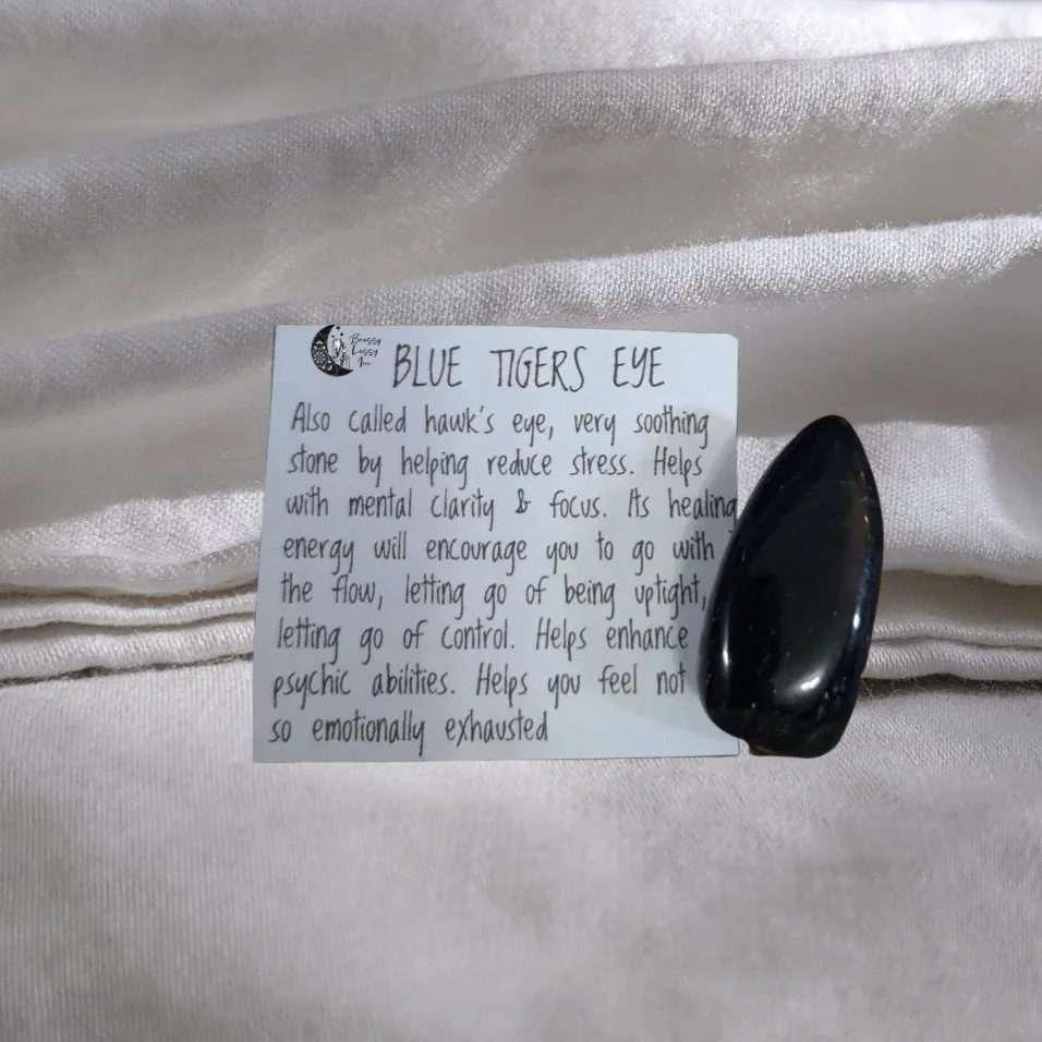 Blue Tiger’s Eye • Clarity • Calm • Protection