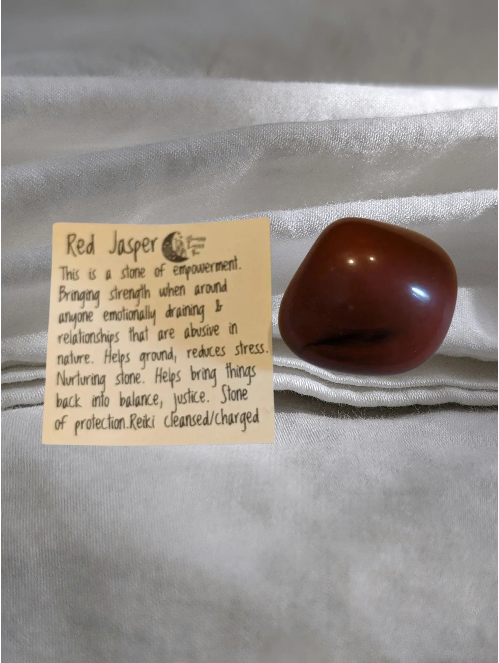 Red Jasper Tumbled Strength • Stability • Protection