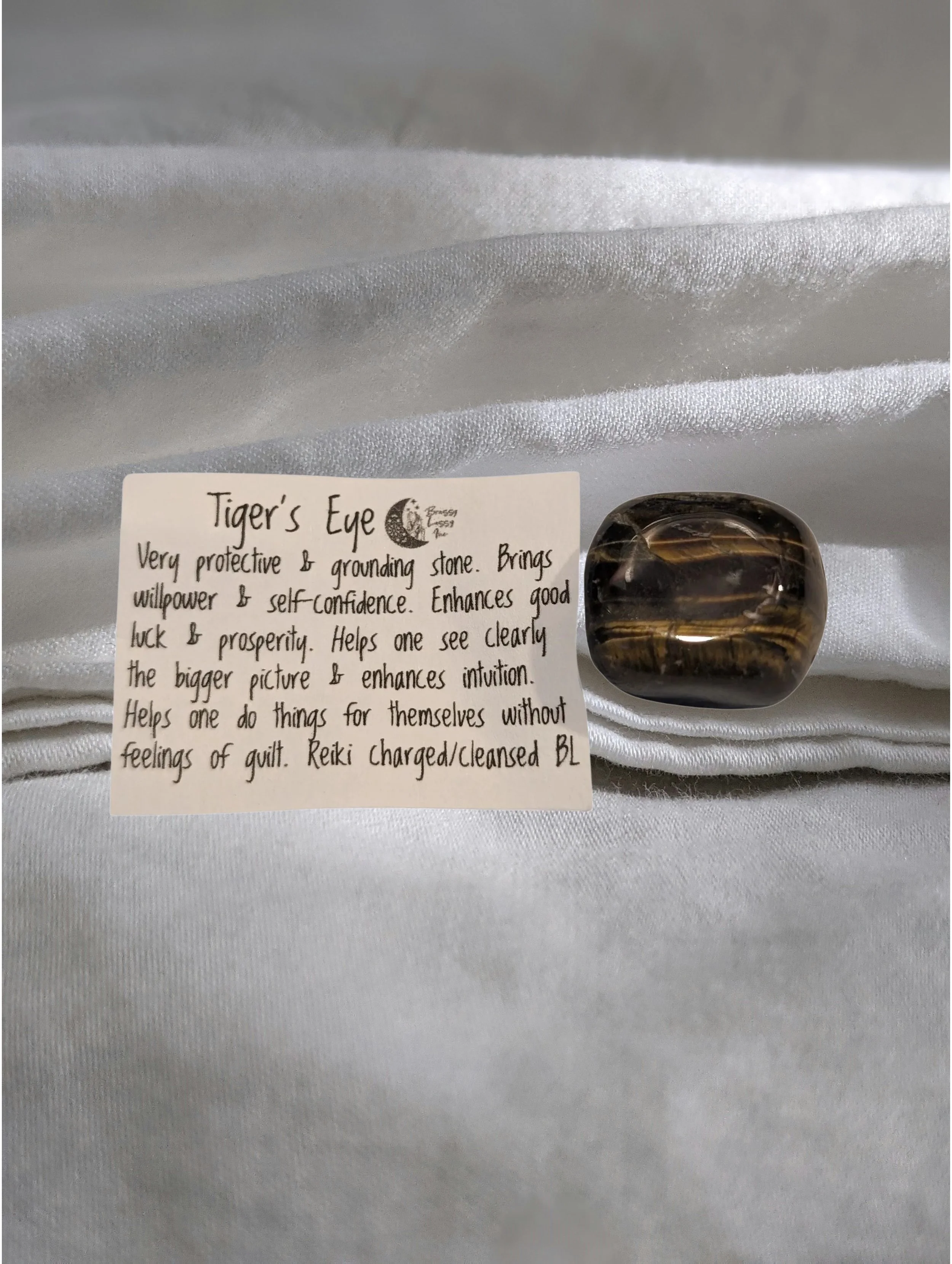 Tiger’s Eye. Courage • Confidence • Grounding