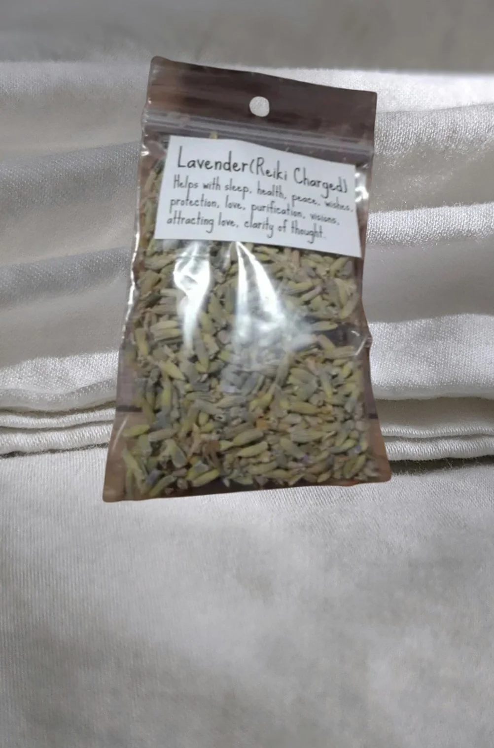 Lavender herbs (2x3" bag) Reiki Charged-Calm & Spiritual Renewal ✨💜