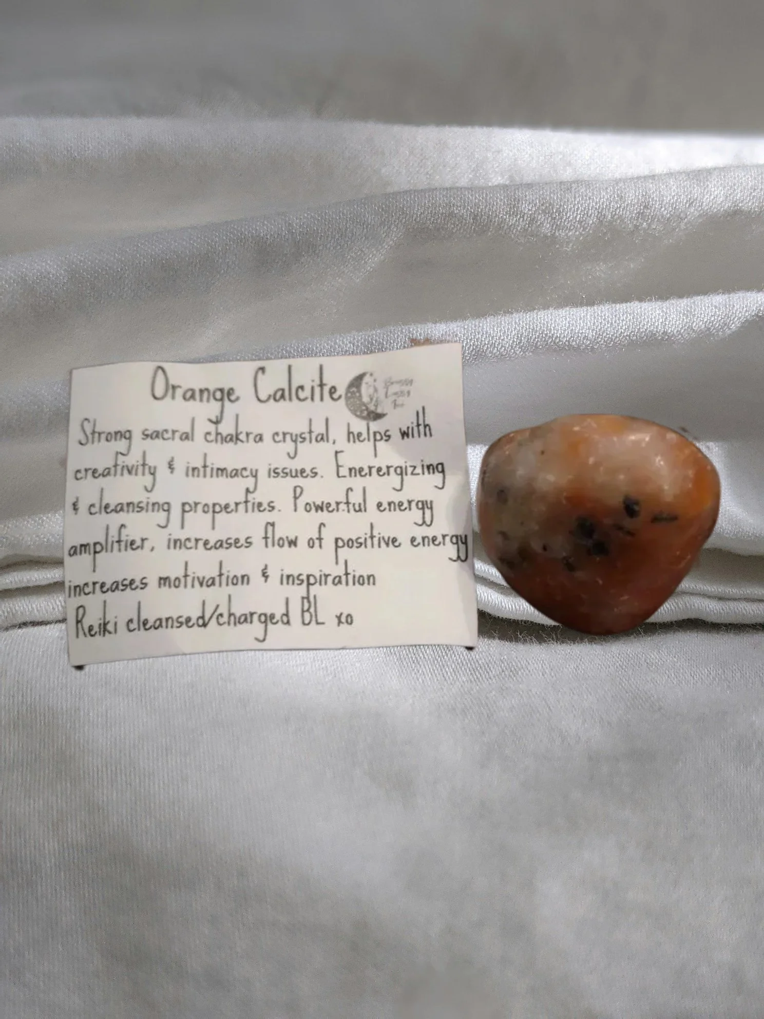 Orange Calcite (Positivity • Motivation • Emotional Flow)