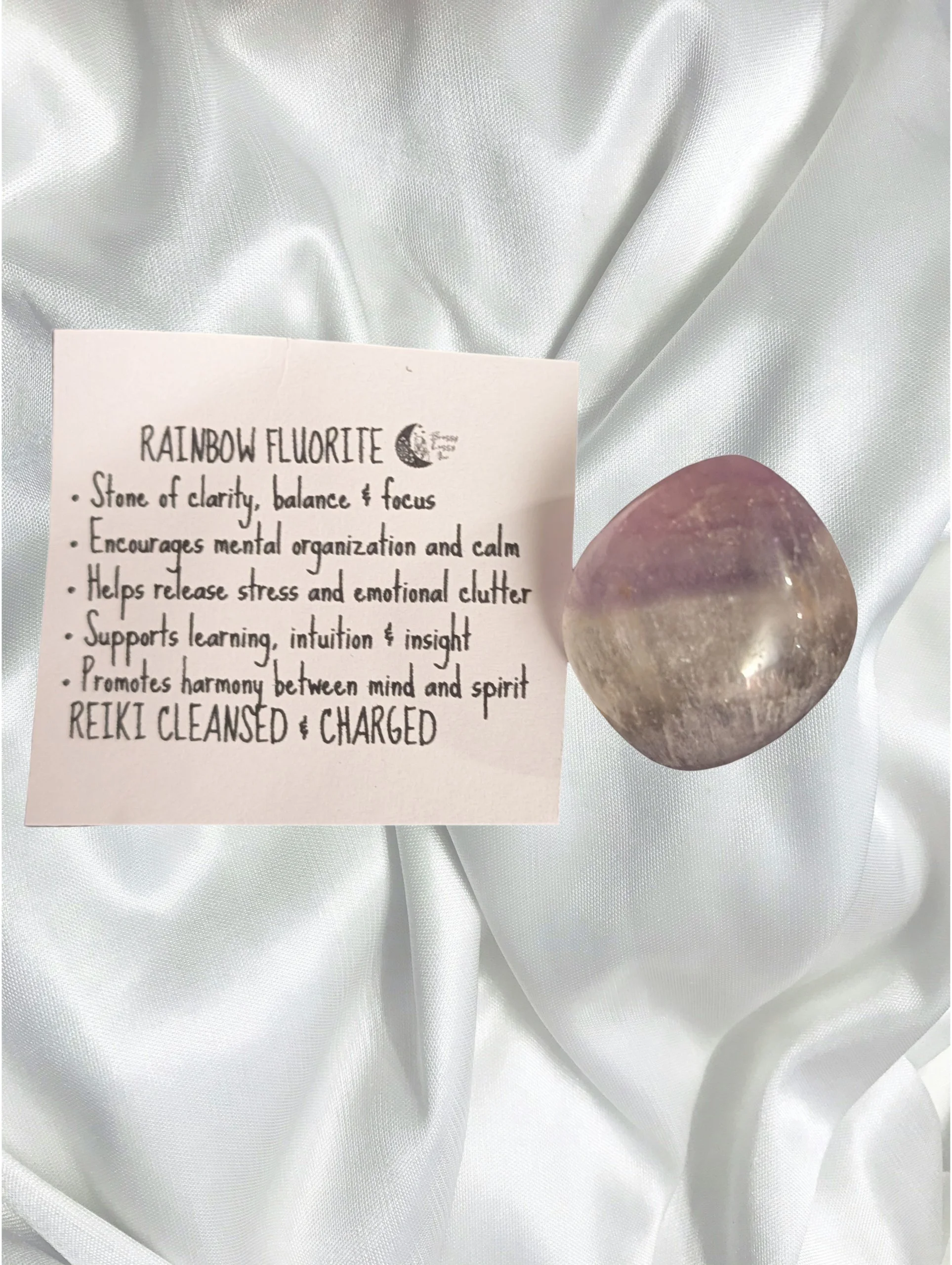 Rainbow Fluorite – Focus • Clarity • Energetic Alignment