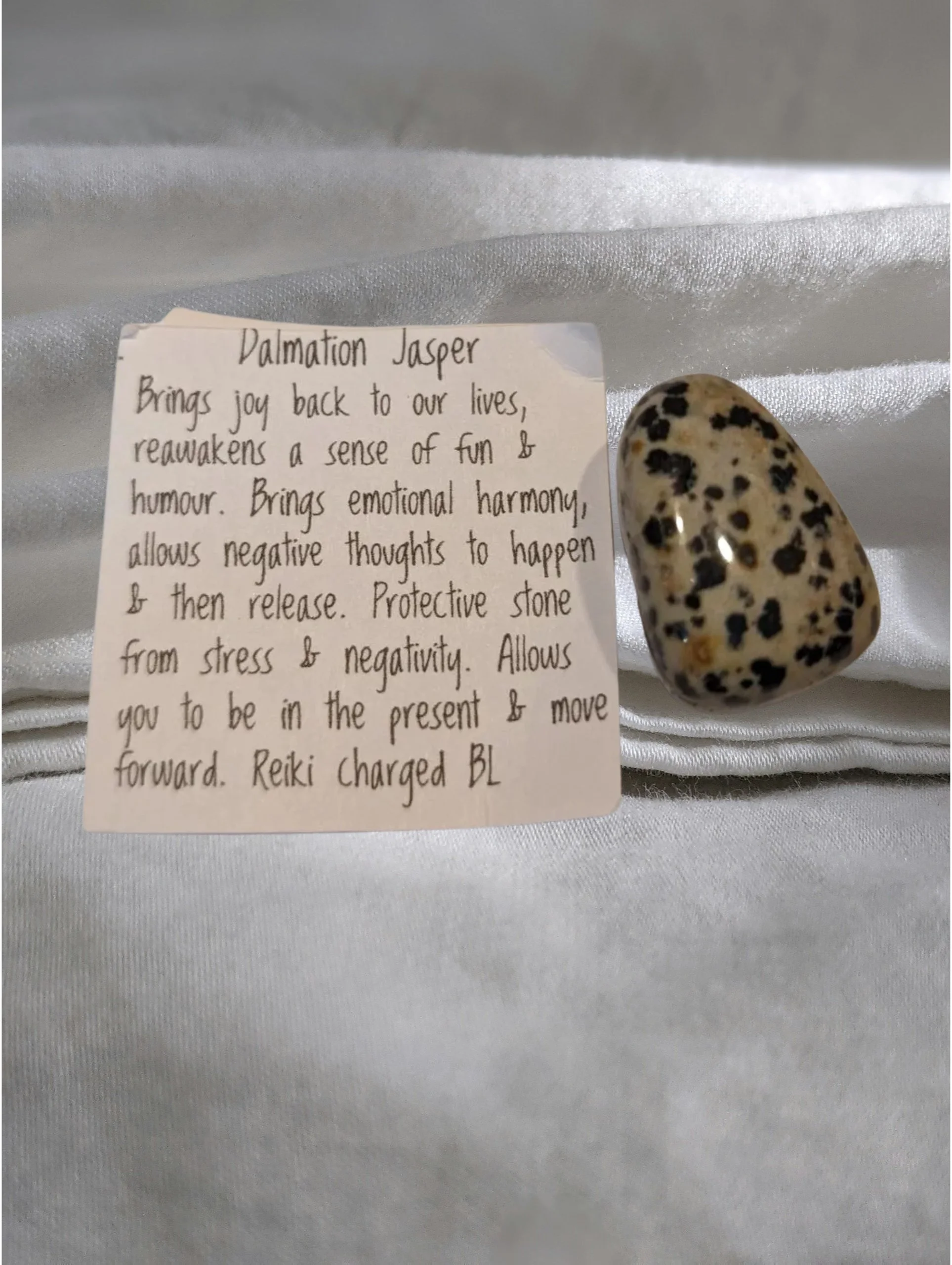 Dalmatian Jasper Polished – Stone of Joy & Inner Child Healing