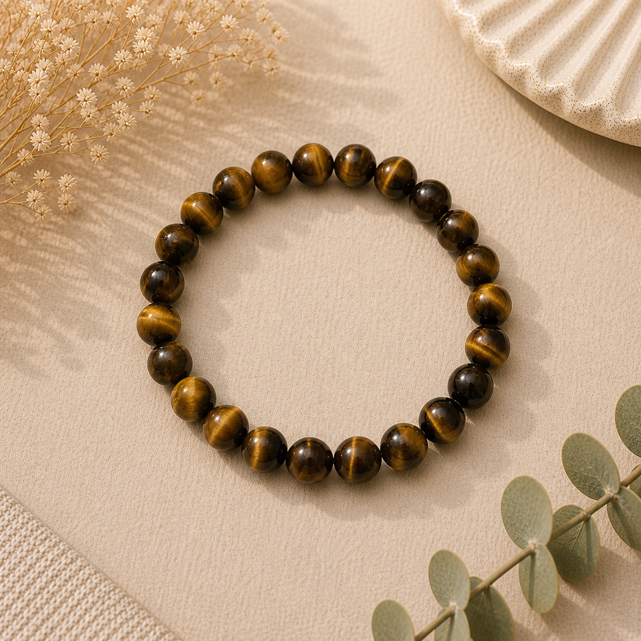 Tiger’s Eye Stretch Bracelet – Strength, confidence & Grounding Power