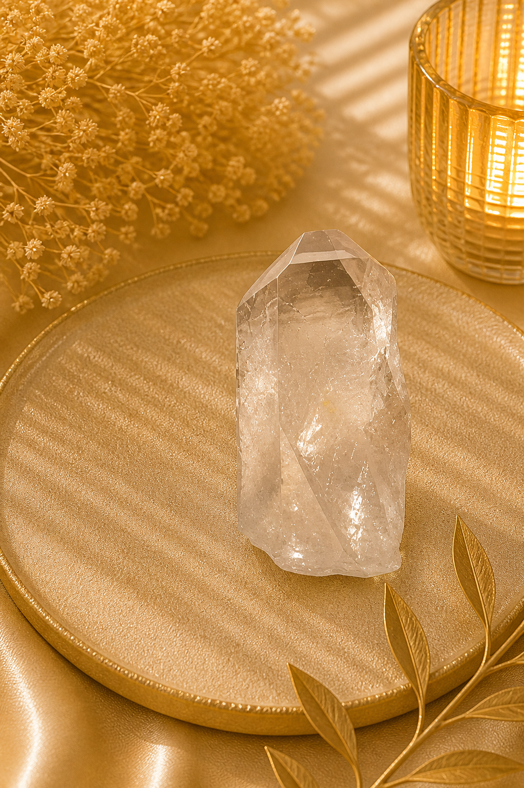 Raw Clear Quartz Point 1–1.5" – Energy Amplification & Clarity