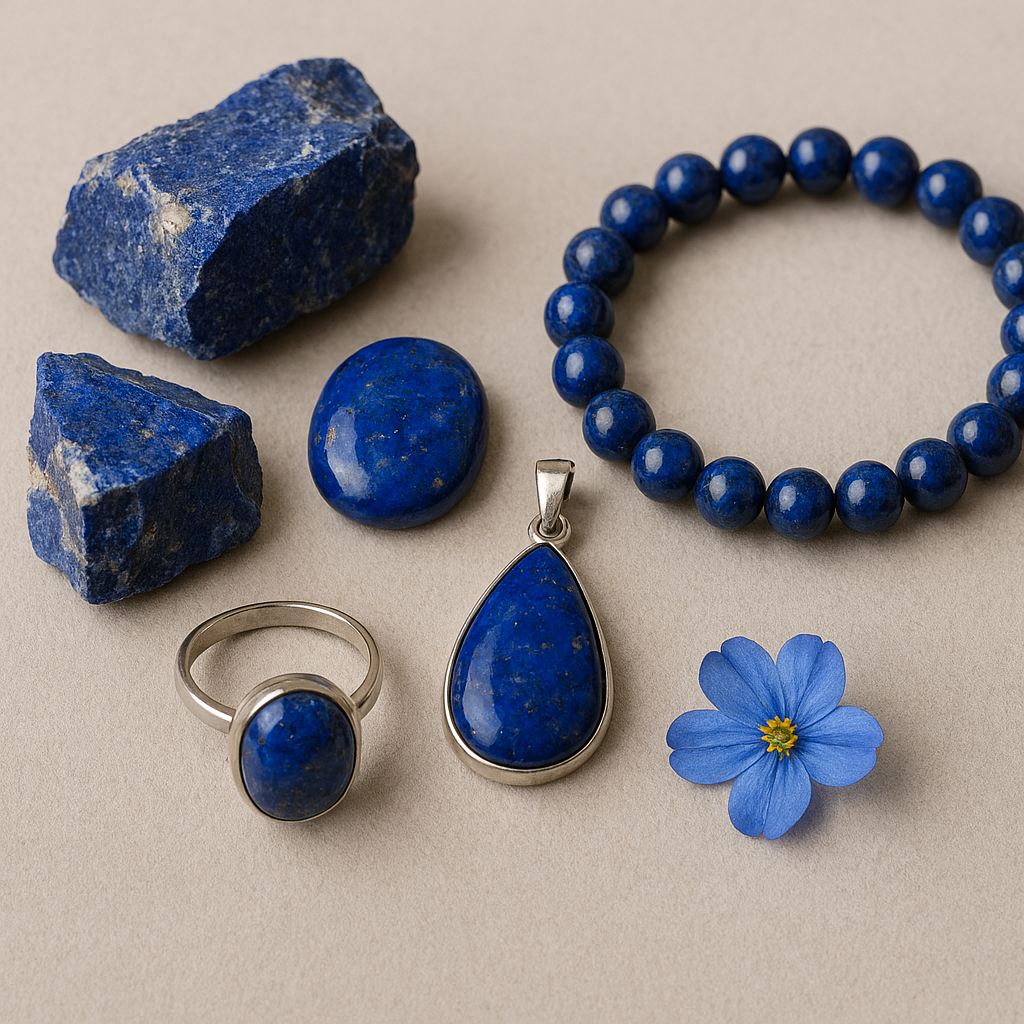 Lapis Lazuli
Truth • Wisdom • Inner Vision -
Pendants, pendulums, carvings & crystals