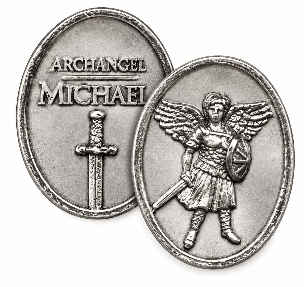 Silver Archangel Michael Medallions.png