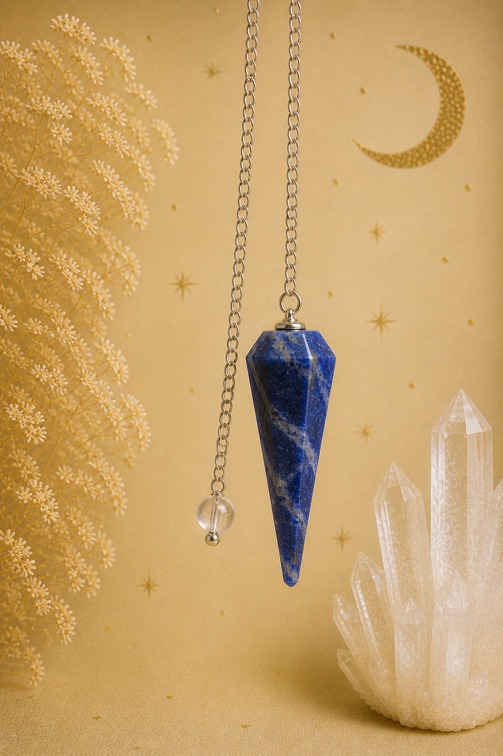 Sodalite Pendulum 🔷 Divination for Clarity & Truth