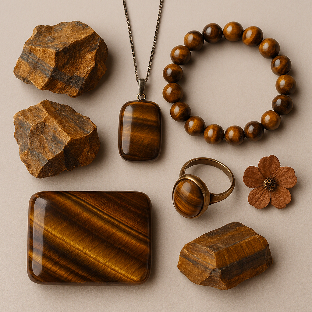 Tiger’s Eye
Confidence • Strength • Focus -
Pendants, carvings, crystals & jewelry
