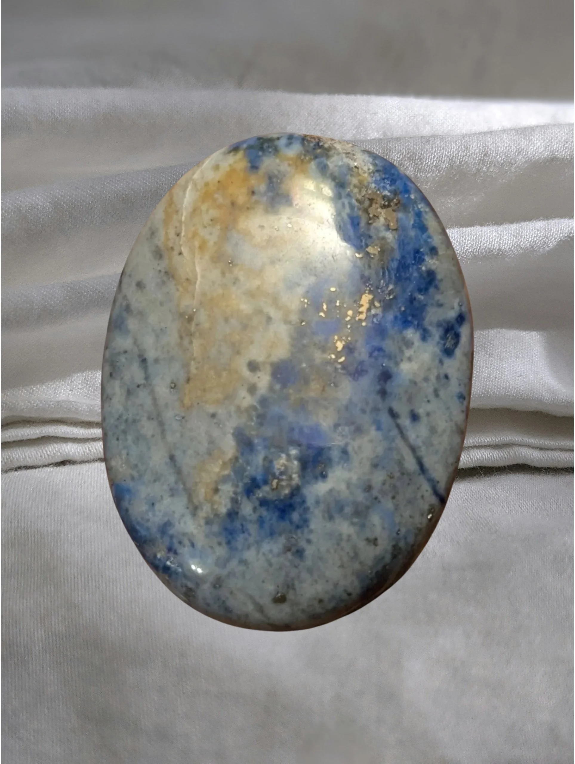 🪨💙✨ Lapis Lazuli Worry Stone ✨💙🪨  💙🕊️ Truth • Inner Peace • Wisdom • Calm Communication • Insight 🔮✨