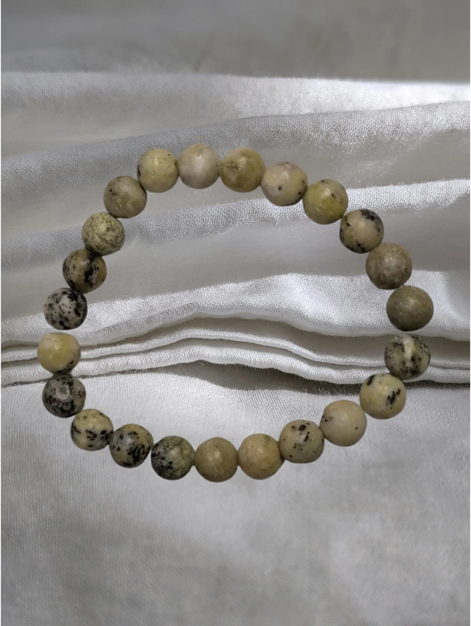 🟢 Serpentine Stretchy Bracelet – Transformation, Healing & Inner Peace