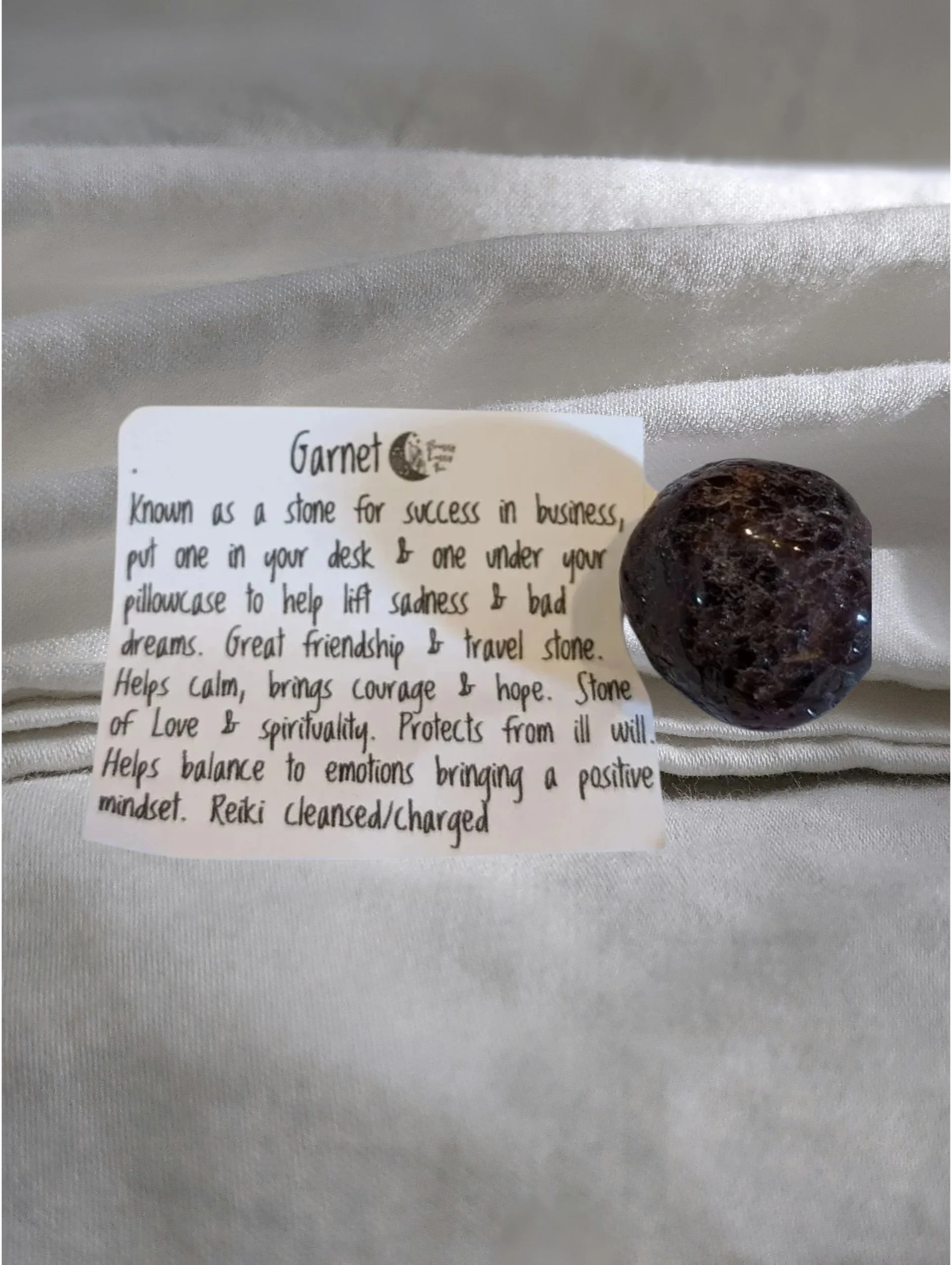 Garnet Tumbled • Love • Passion • Courage