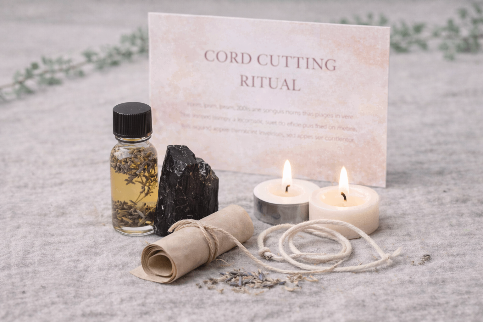 Cord Cutting Ritual Kit