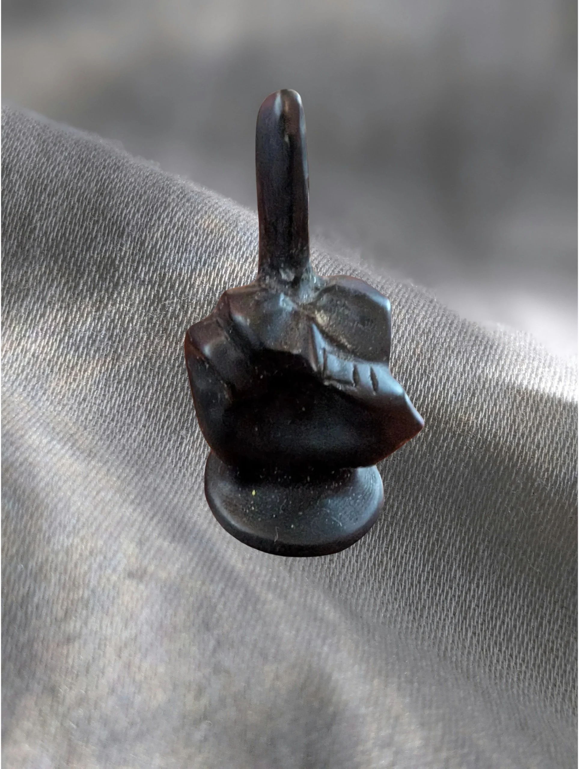 obsidian 2" gesture carving -Boundaries & Shadow Strength ✨🖕