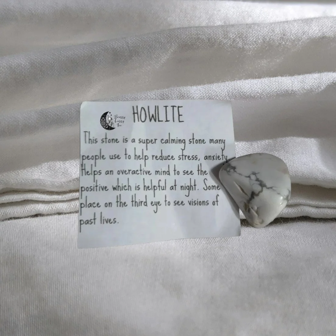 Howlite – • Calm • Peace • Higher Guidance
